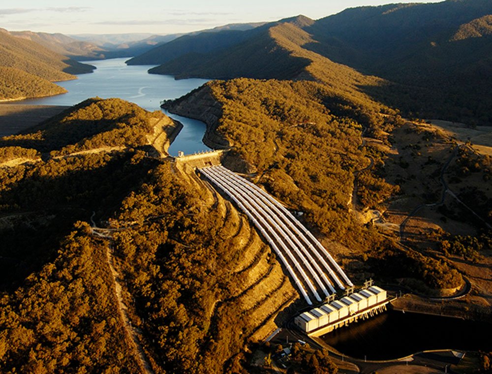 Tumut power station, part of the Snowy Mountains Hydro-electric-Scheme